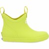 Xtratuf Little Kids Ankle Deck Boot, NEON YELLOW, M, Size 7 XKAB800C